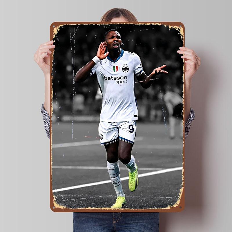 Marcus Thuram Internazionale Milano Poster Customized Vintage Metal Signs Wall Art Retro Tin Plaque for Mancave Room Decor Men 7.9x11.8In(20x30cm)
Marcus Thuram Internazionale Milano Poster Customized Vintage Metal Signs Wall Art Retro Tin Plaque for Mancave Room Decor Men 7.9x11.8In(20x30cm)