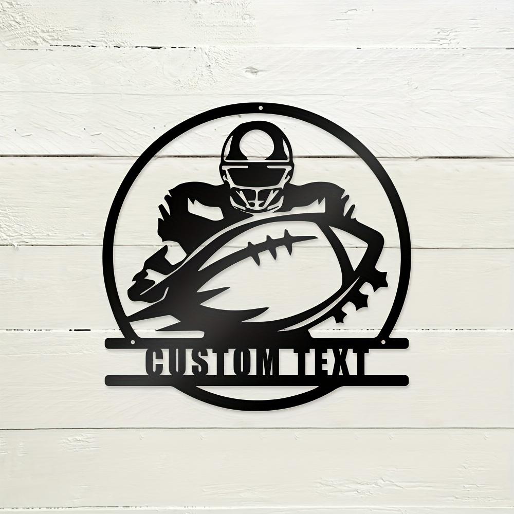 Metal Wall Art Football Player Silhouette Sports Fan Gift Home Decor Indoor Outdoor S
Metal Wall Art Football Player Silhouette Sports Fan Gift Home Decor Indoor Outdoor S