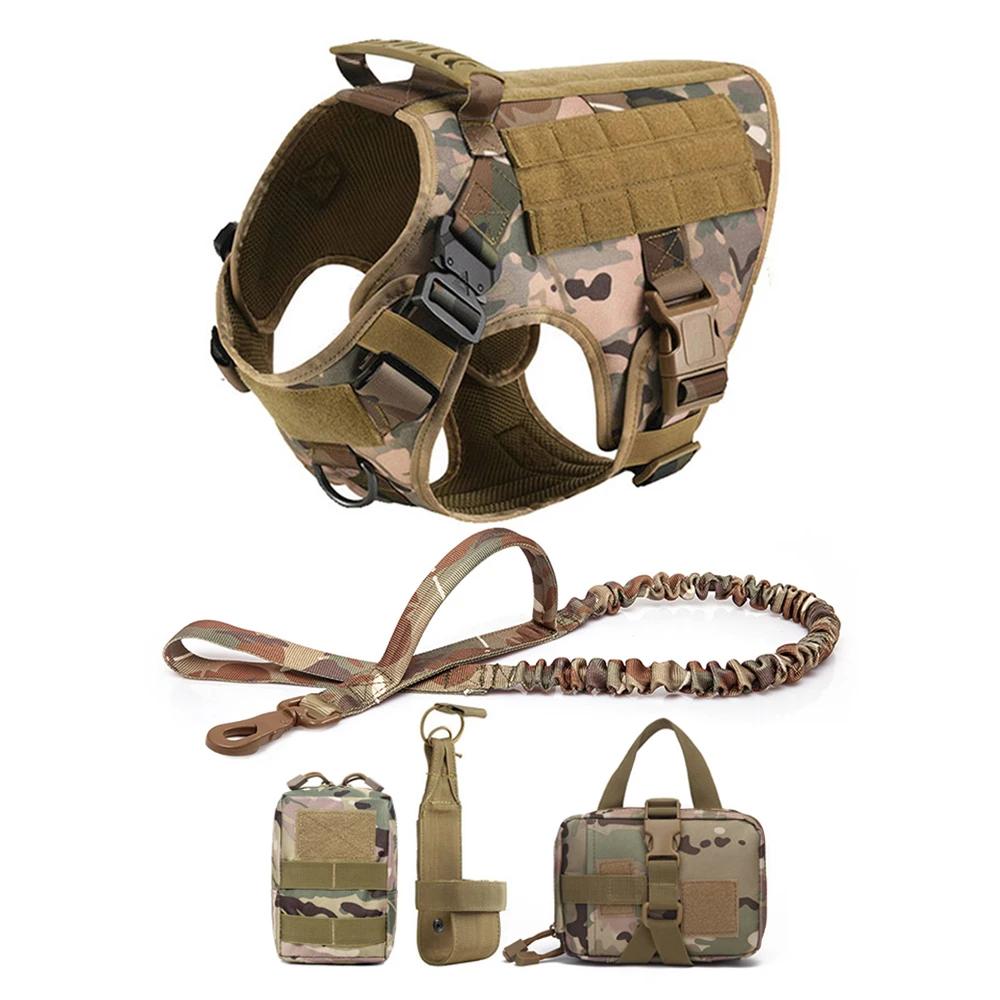 Military Large Dogs Harness Leash Molle Pouches Pet Golden Retriever Training Vest Tactical Harnesses For Dog Accessories S
Military Large Dogs Harness Leash Molle Pouches Pet Golden Retriever Training Vest Tactical Harnesses For Dog Accessories S