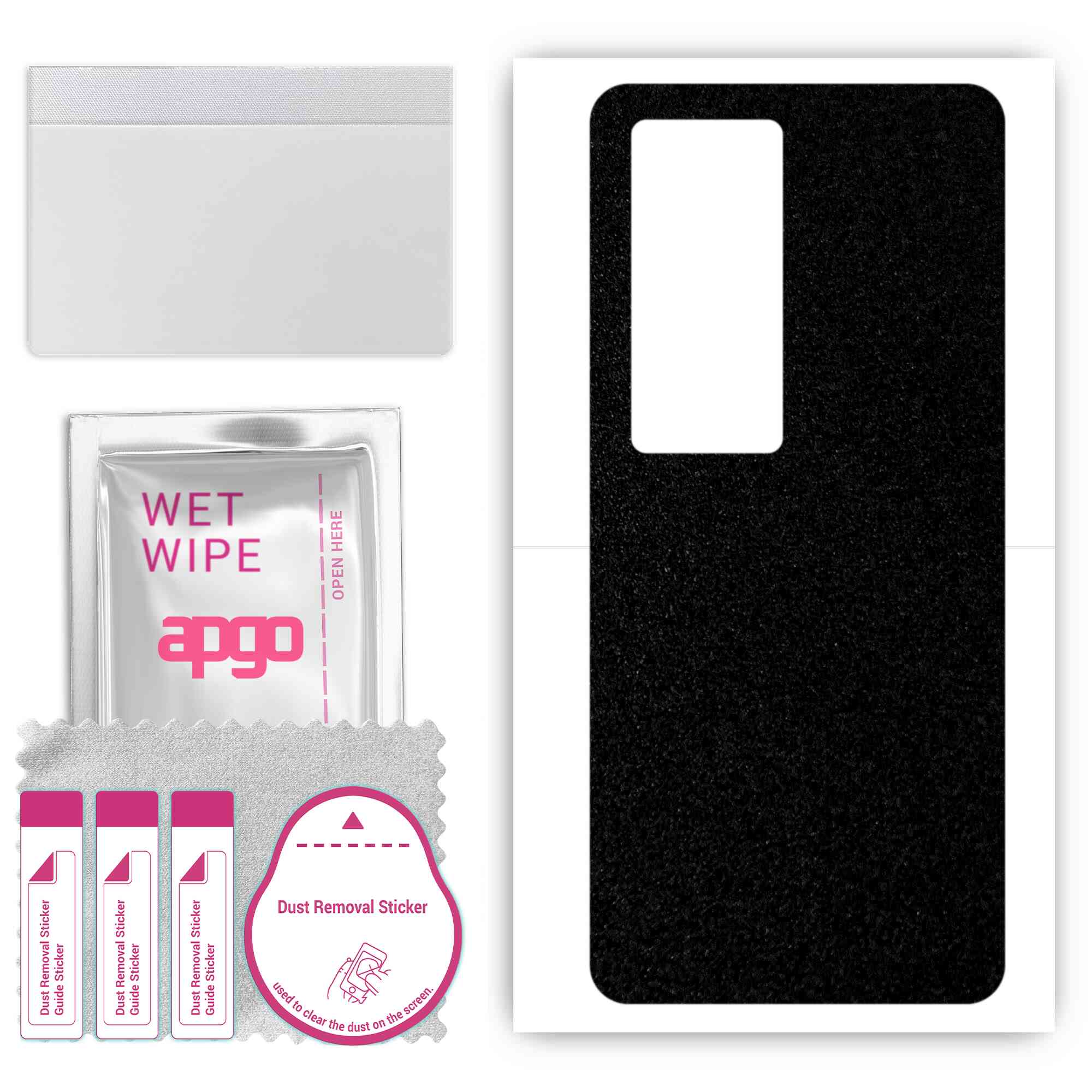 apgo Protective Skin Sticker for the back compatible with Vivo IQOO Neo5, Wrap Film, Foil, Vinyl - Pattern Matte Black
apgo Protective Skin Sticker for the back compatible with Vivo IQOO Neo5, Wrap Film, Foil, Vinyl - Pattern Matte Black
