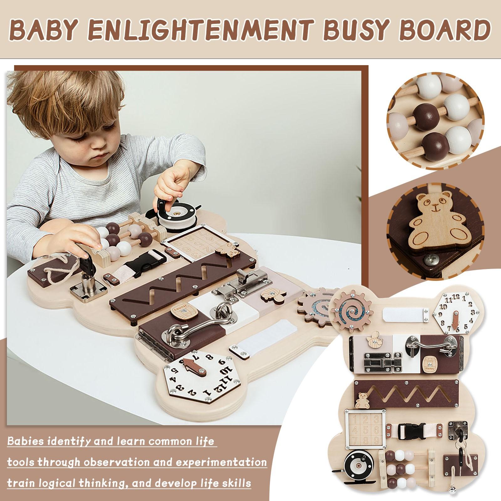 Детская игровая доска Busy Board Музыкальный механизм разблокировки игрушек Busy Board 
Детская игровая доска Busy Board Музыкальный механизм разблокировки игрушек Busy Board