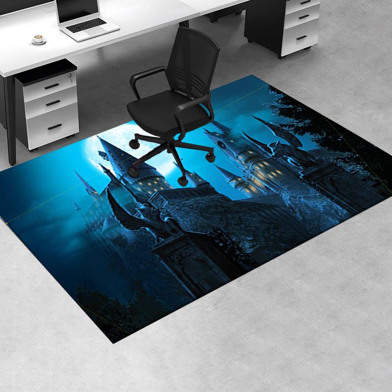 Hogwarts Castle Moonlit Fantasy Poster Office Mat Home Decor Office Desk Chair Rugs Chair Carpet for office Chair Mat Gift For Halloween & C 60cm by 90cm
Hogwarts Castle Moonlit Fantasy Poster Office Mat Home Decor Office Desk Chair Rugs Chair Carpet for office Chair Mat Gift For Halloween & C 60cm by 90cm