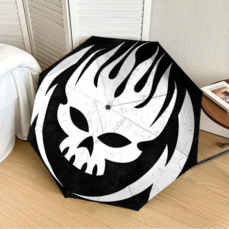 1pc Skull Flame Automatic Folding Umbrella, 8-Rib Durable Frame, Durable Foldable Design - Elegant Gift for Commute yy251210023
1pc Skull Flame Automatic Folding Umbrella, 8-Rib Durable Frame, Durable Foldable Design - Elegant Gift for Commute yy251210023