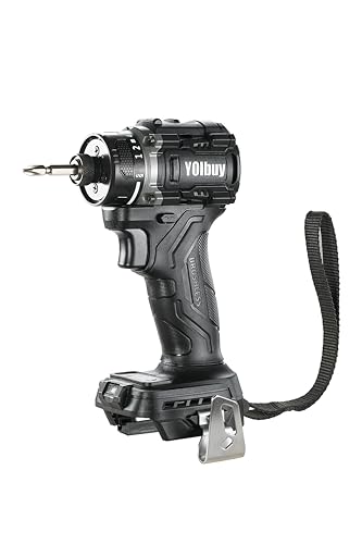 YOIbuy PRO Rechargeable Compact Driver Drill, 18V Compatible, with Quick Chuck for Hex Bits, High-Power Brushless Motor, Max Torque 70Nm, Automatic Po
YOIbuy PRO Rechargeable Compact Driver Drill, 18V Compatible, with Quick Chuck for Hex Bits, High-Power Brushless Motor, Max Torque 70Nm, Automatic Po