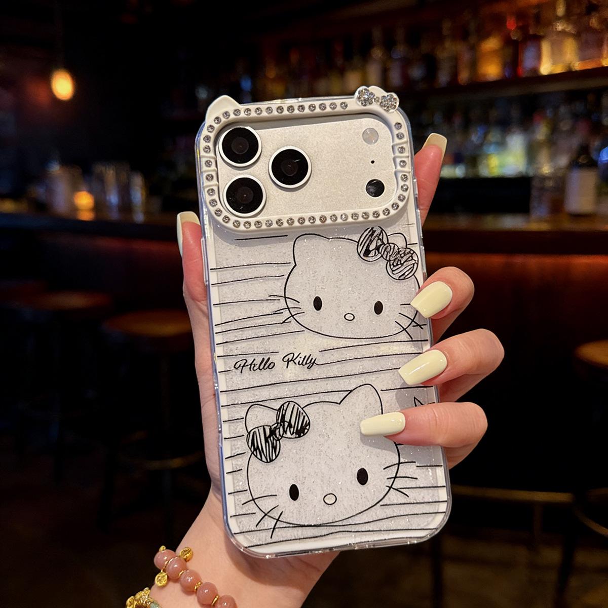 Hand-Painted Rhinestone Cat Ears Phone Case for Apple 17 Pro Max/16/15/14/13/12 17 Pro Max
Hand-Painted Rhinestone Cat Ears Phone Case for Apple 17 Pro Max/16/15/14/13/12 17 Pro Max