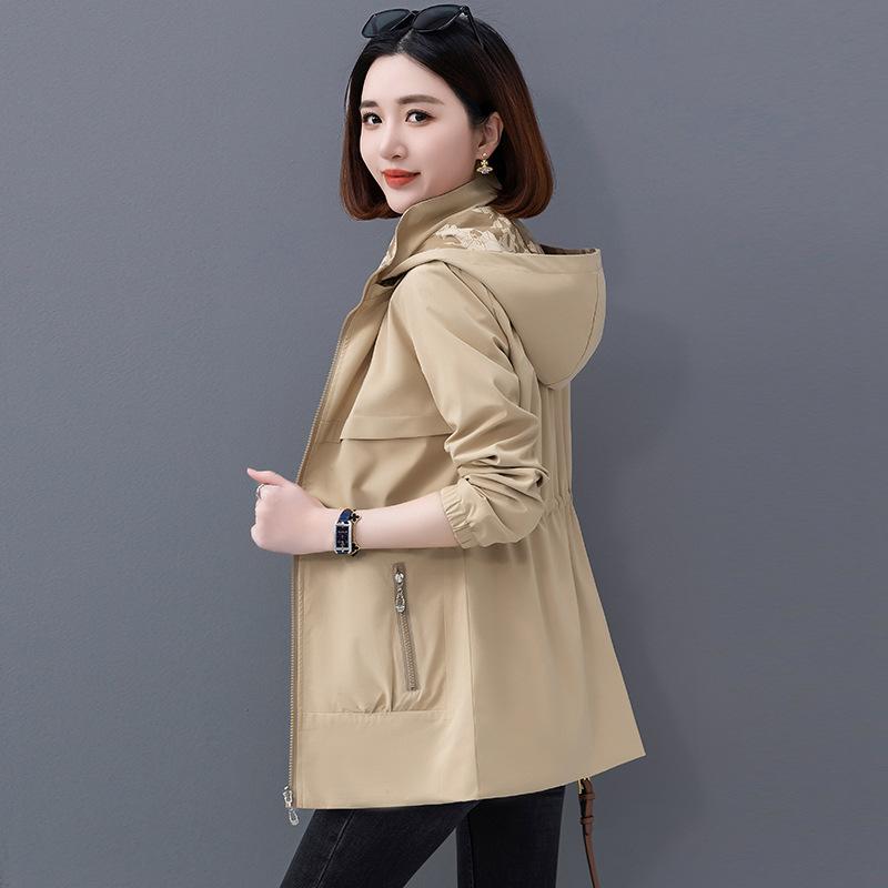 Женская повседневная ветровка на весну и осень, двухсторонняя, тонкая, базовая куртка, верхняя одежда, женская одежда XS хаки
Женская повседневная ветровка на весну и осень, двухсторонняя, тонкая, базовая куртка, верхняя одежда, женская одежда XS хаки