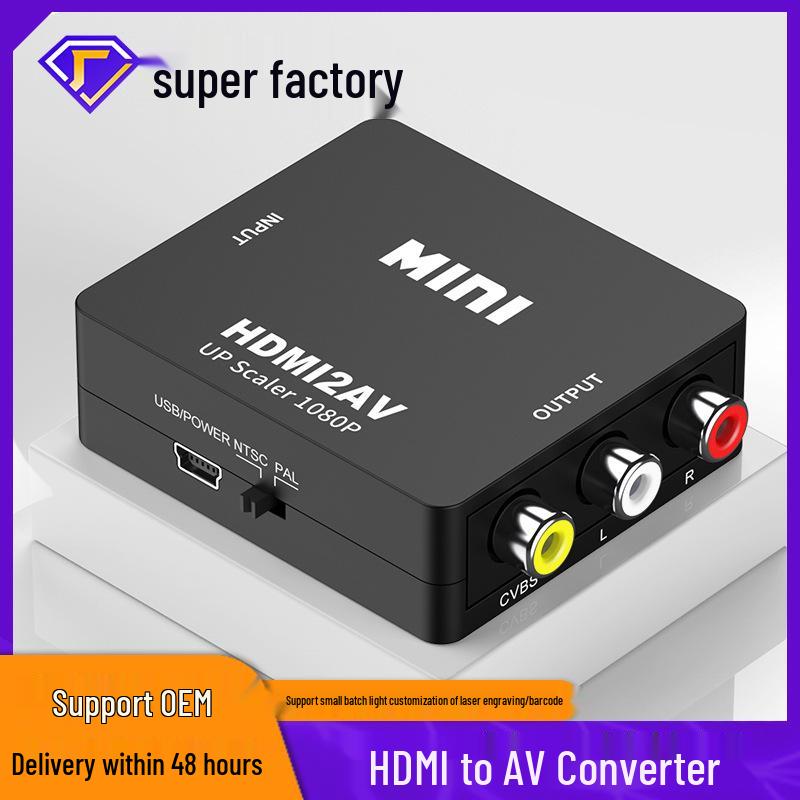 HDMI to AV Converter for PS5 - 1080P RCA Adapter
HDMI to AV Converter for PS5 - 1080P RCA Adapter