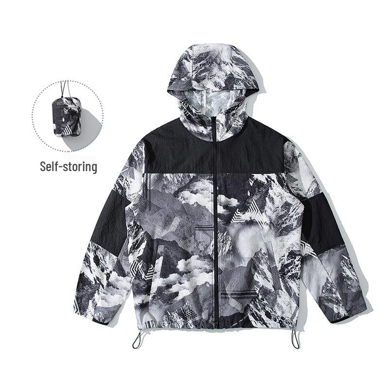 Мужская камуфляжная куртка с капюшоном, ветрозащитная и водоотталкивающая: Горный стиль, летняя защита от солнца, большие размеры, дизайн 3-в-1 XL
Мужская камуфляжная куртка с капюшоном, ветрозащитная и водоотталкивающая: Горный стиль, летняя защита от солнца, большие размеры, дизайн 3-в-1 XL