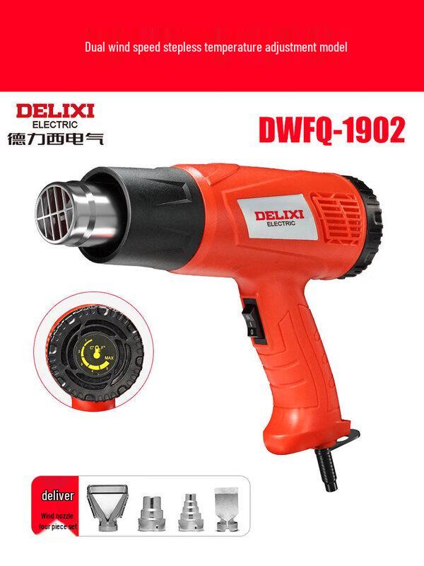 DELIXI 2000W Portable Hot Air Gun Kit
DELIXI 2000W Portable Hot Air Gun Kit