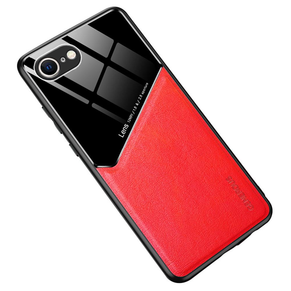 For iPhone 16e Case Leather Coated PC+TPU Phone Back Cover Red
For iPhone 16e Case Leather Coated PC+TPU Phone Back Cover Red