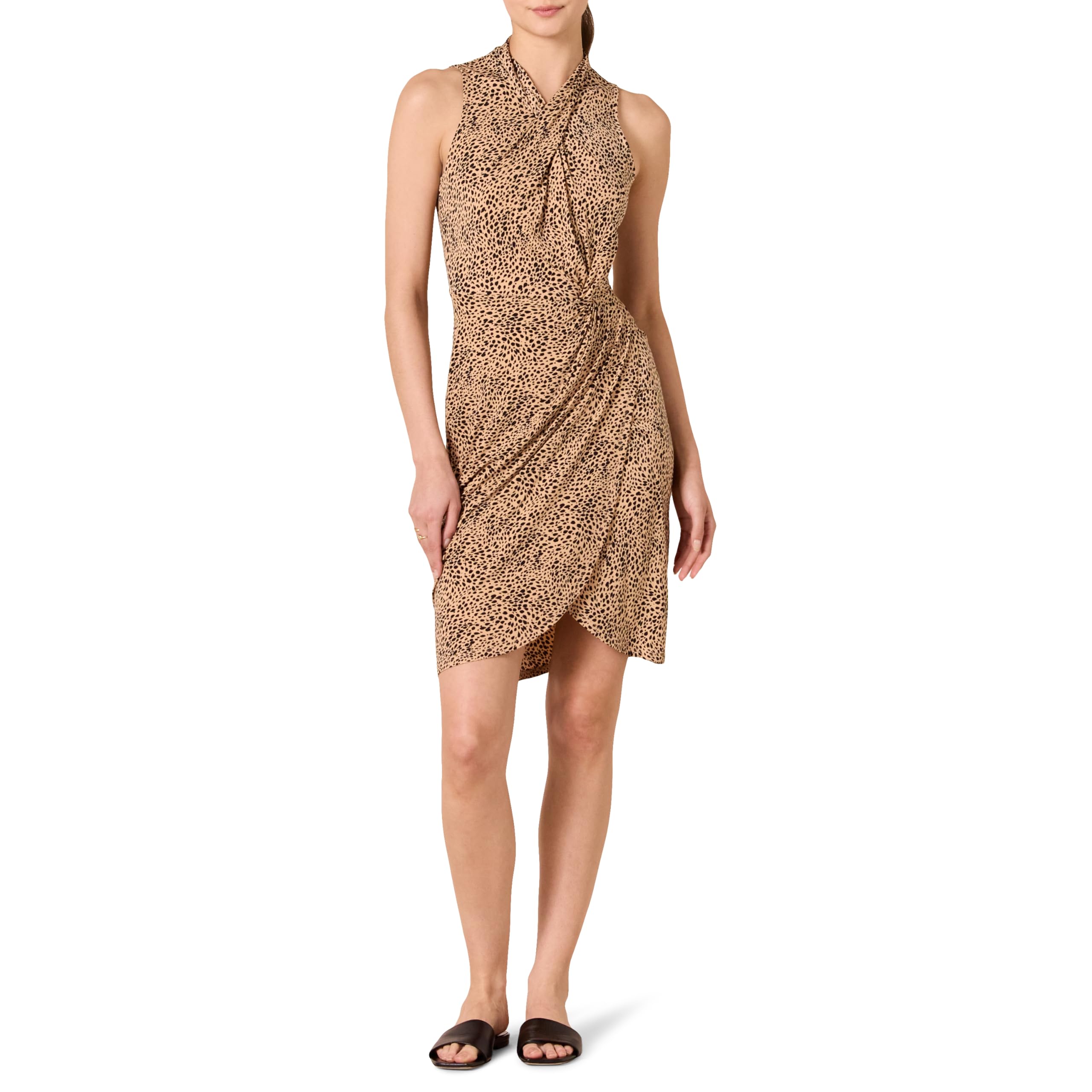 Amazon Essentials Faux Wrap Twist Light Camel and Size XL Women s Dress, Crossover, Neck, Sleeveless, Leopard,
Amazon Essentials Faux Wrap Twist Light Camel and Size XL Women s Dress, Crossover, Neck, Sleeveless, Leopard,