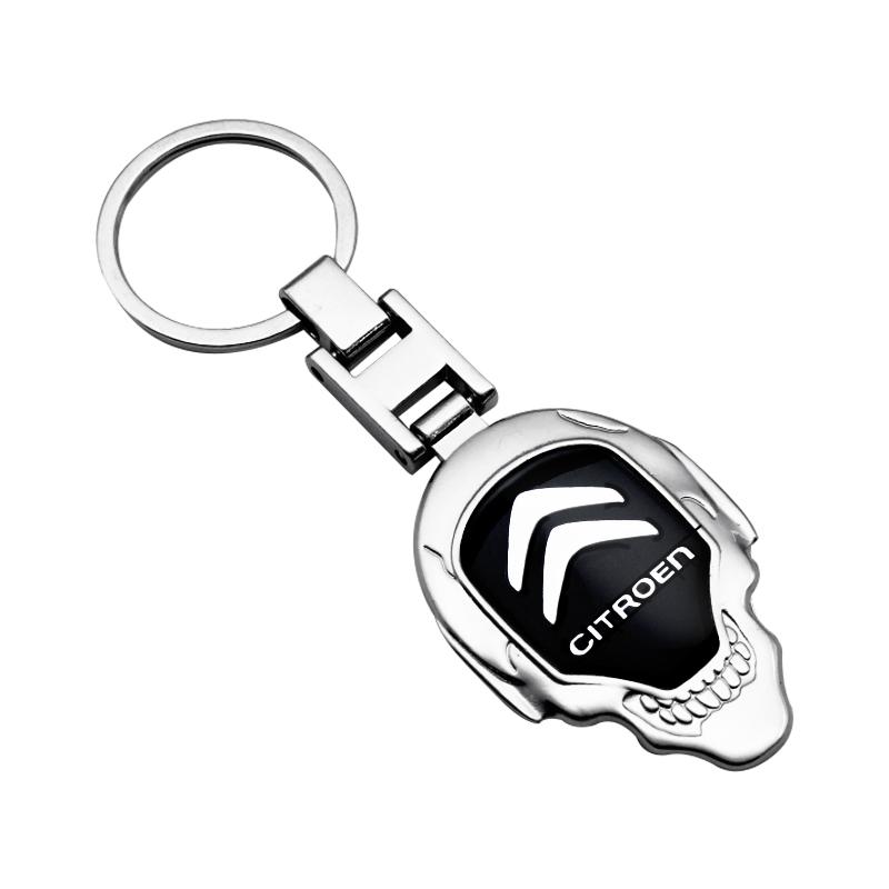 1PC Skull Style Metal Car KeyChain Key Ring For Citroen C1 C2 C3 Vts C4 Saxo C4L C5 C6 C8 Xsara Picasso Berlingo Cactus Aircross
1PC Skull Style Metal Car KeyChain Key Ring For Citroen C1 C2 C3 Vts C4 Saxo C4L C5 C6 C8 Xsara Picasso Berlingo Cactus Aircross