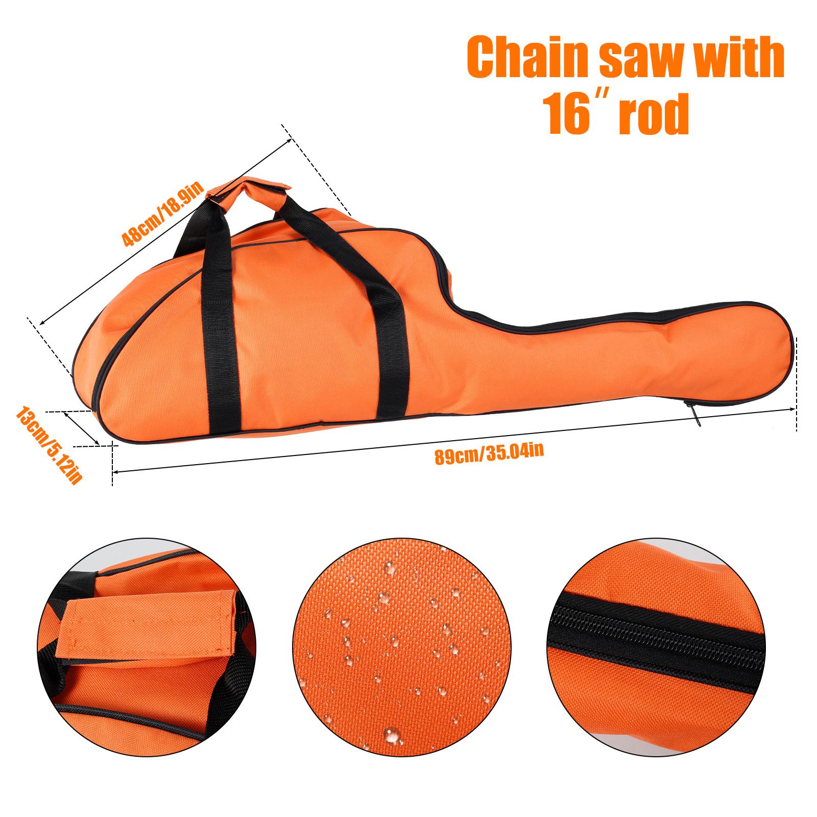Chainsaw Bag Carrying Case Oxford Cloth Portable Protection Waterproof Holder Fit for 12 /14 /16 Chainsaw Protection Storage 89 x 48 x 13cm
Chainsaw Bag Carrying Case Oxford Cloth Portable Protection Waterproof Holder Fit for 12 /14 /16 Chainsaw Protection Storage 89 x 48 x 13cm
