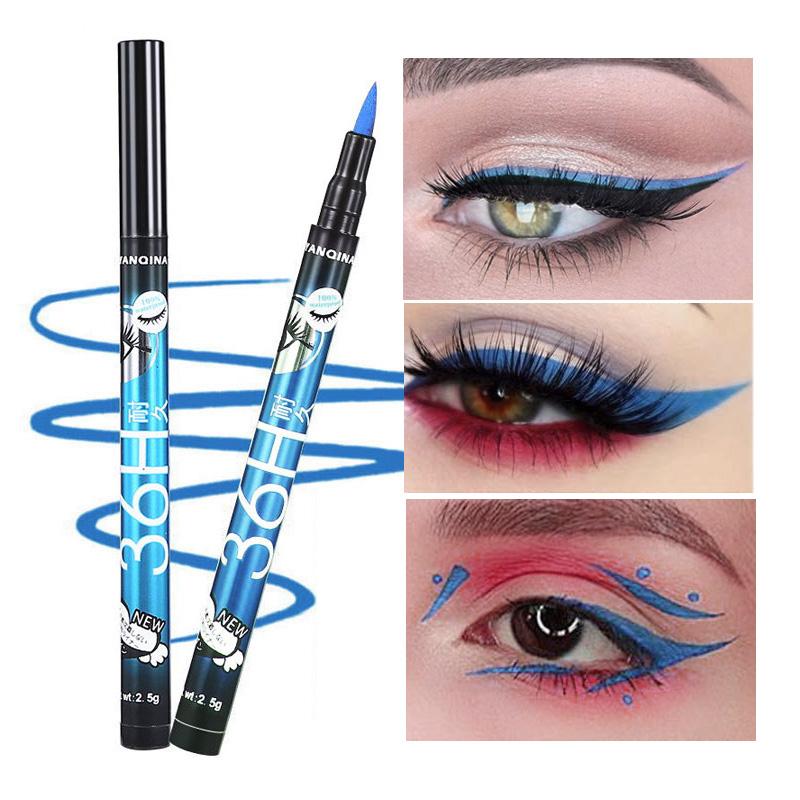 YANQINA 36H Eyeliner Pencil Waterproof Pen Purple/Blue/Brown/Black Precision Long-Lasting Liquid Eye Liner Smooth Makeup синій
YANQINA 36H Eyeliner Pencil Waterproof Pen Purple/Blue/Brown/Black Precision Long-Lasting Liquid Eye Liner Smooth Makeup синій