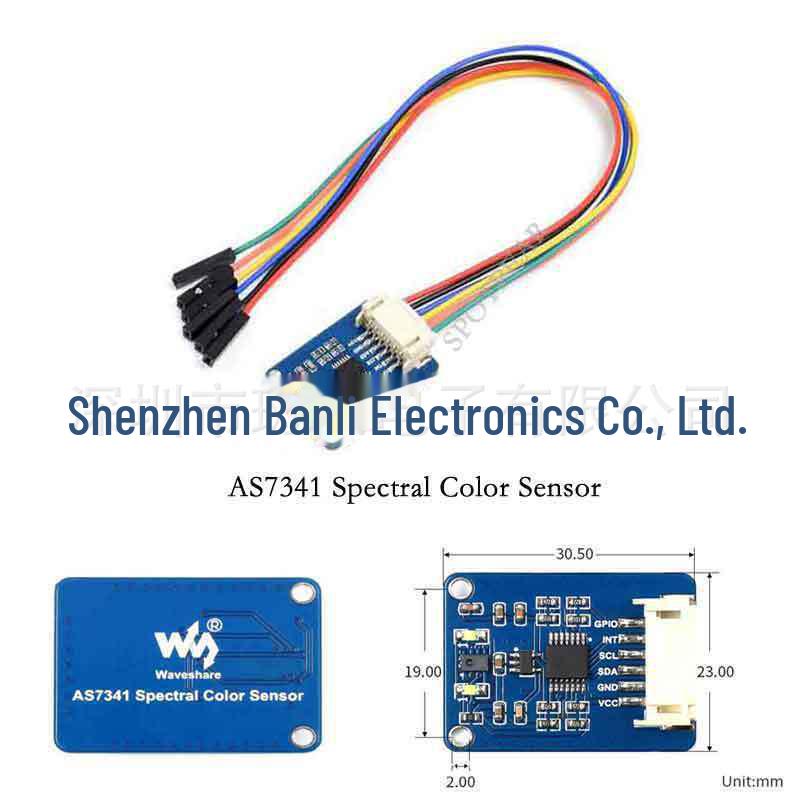 AS7341 Visible Spectrum Multi-Channel High-Precision I2C Sensor AS7341 Spectral Color Sensor
AS7341 Visible Spectrum Multi-Channel High-Precision I2C Sensor AS7341 Spectral Color Sensor