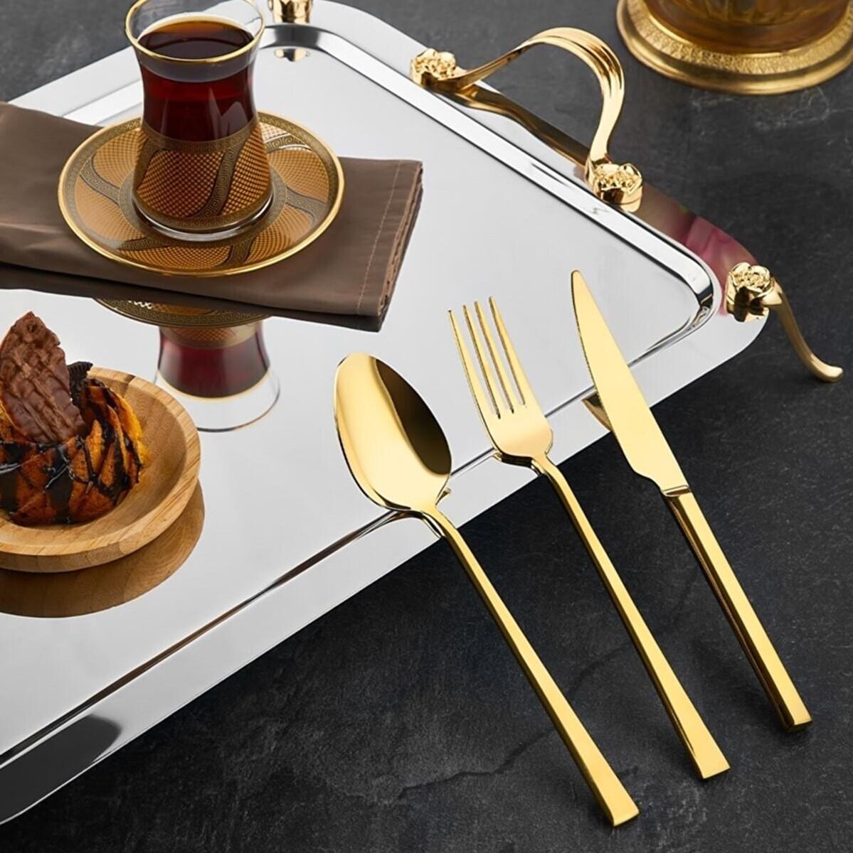 Титановый набор столовых приборов из 36 предметов
Титановый набор столовых приборов из 36 предметов