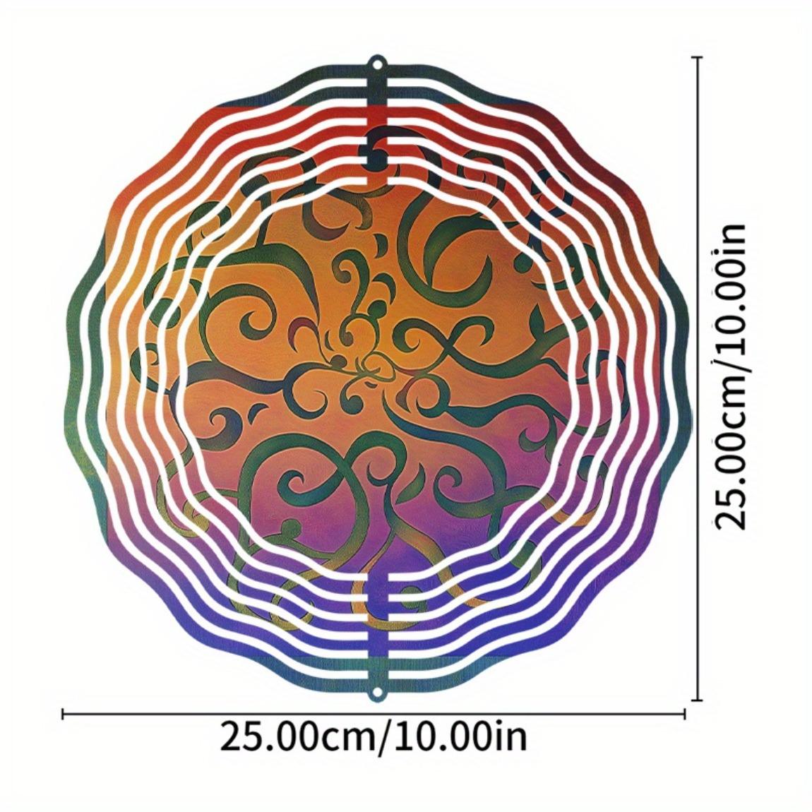 Подвесной крючок 360 градусов 10 дюймов Металлический ветряной спиннер Яркий радужный арт-дизайн для декора сада, патио, балкона Всесезонный уличный подарок 01A
Подвесной крючок 360 градусов 10 дюймов Металлический ветряной спиннер Яркий радужный арт-дизайн для декора сада, патио, балкона Всесезонный уличный подарок 01A
