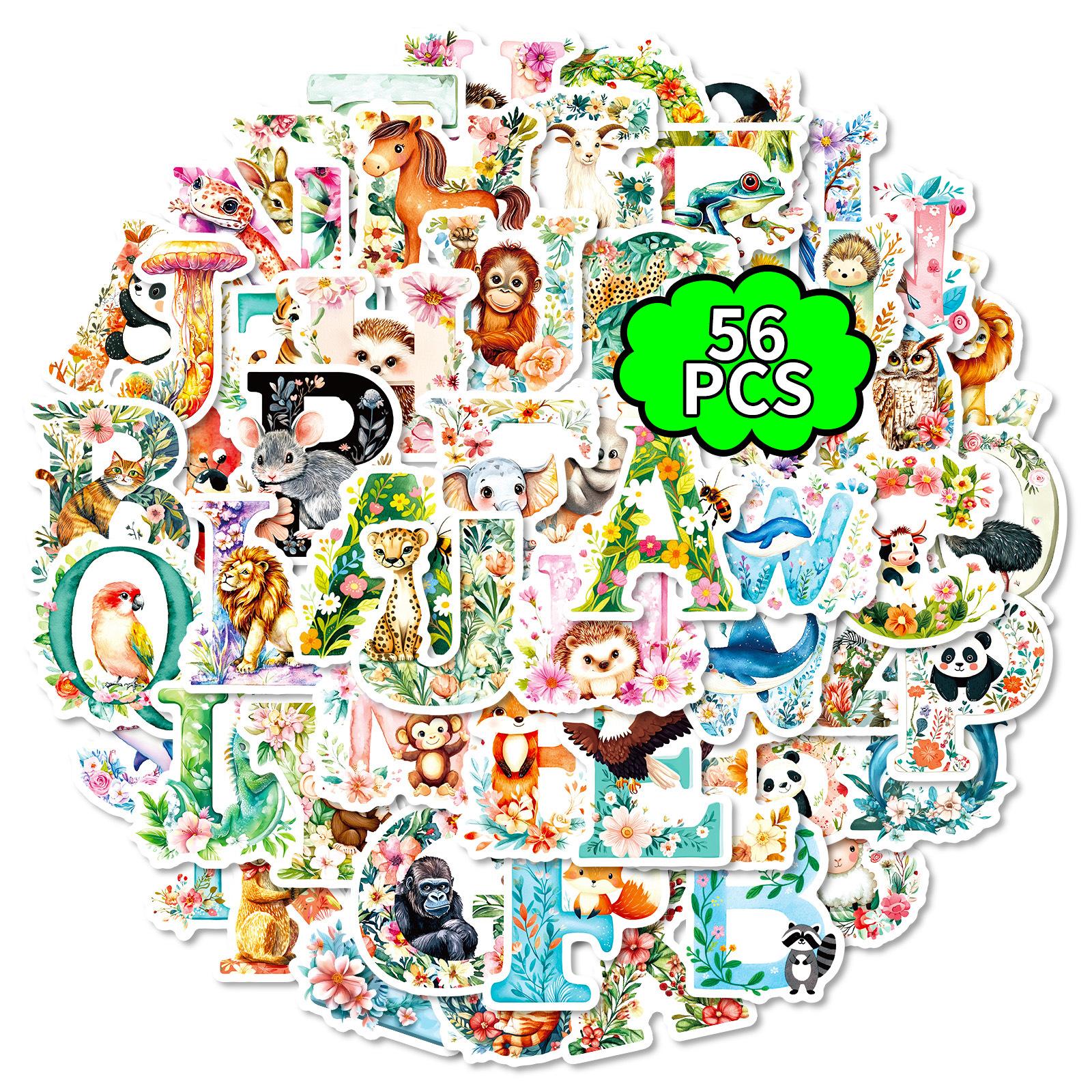 56 Mori Animals, Flowers, Alphabet Stickers, Watercolor Wind Creative English Alphabet Decorative Stickers
56 Mori Animals, Flowers, Alphabet Stickers, Watercolor Wind Creative English Alphabet Decorative Stickers