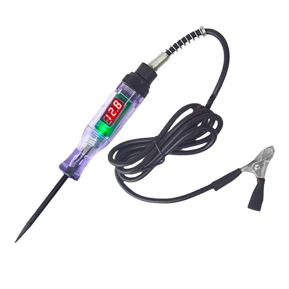 12V/24V Detector Digital Display Voltage Circuit Tester Auto Diagnostic Multifunction Car Diagnostic Probe Test Pen
12V/24V Detector Digital Display Voltage Circuit Tester Auto Diagnostic Multifunction Car Diagnostic Probe Test Pen