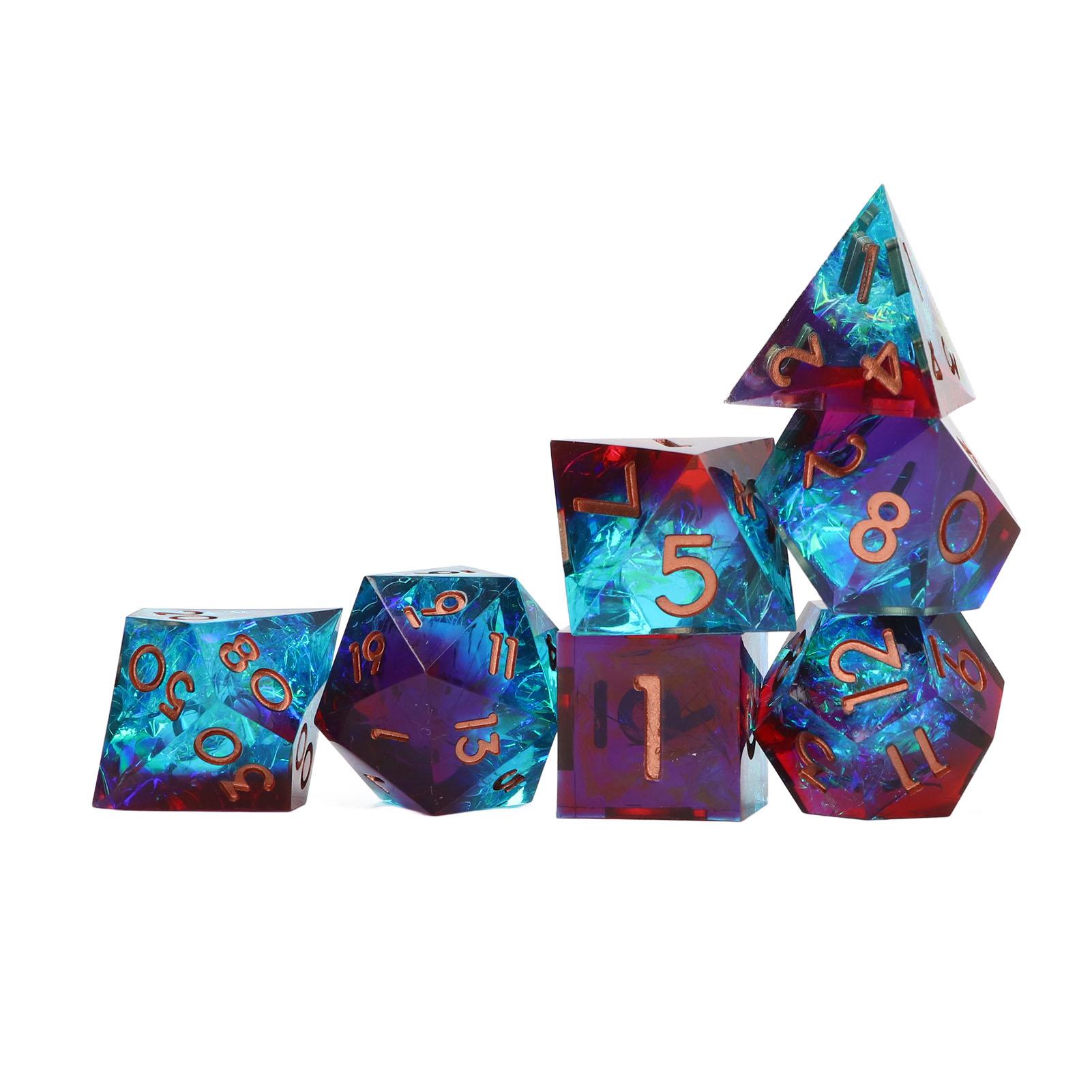 7pcs Dice Set Polyhedron Resin Rolling Colored Dice Kit with Number for Tabletop Game Blue синий
7pcs Dice Set Polyhedron Resin Rolling Colored Dice Kit with Number for Tabletop Game Blue синий