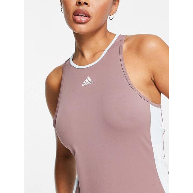 Бордовый и синий жилет с 3 полосками в стиле колорблок adidas Training Techfit 
Бордовый и синий жилет с 3 полосками в стиле колорблок adidas Training Techfit