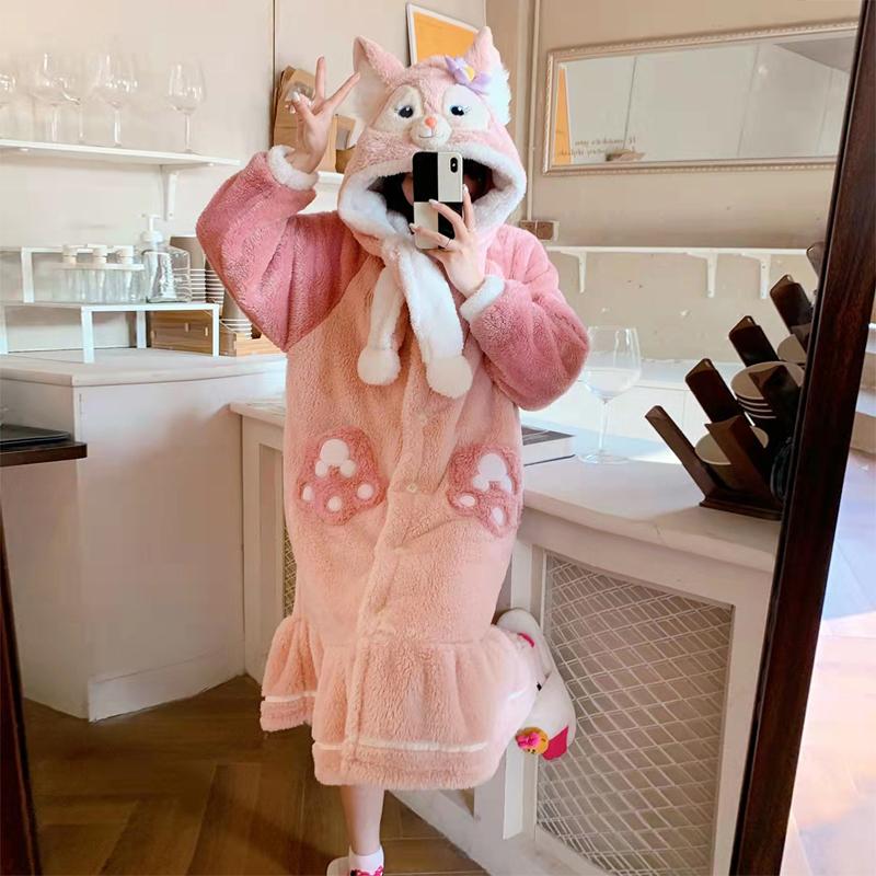 Зимова піжама для жінок Kawaii Fox Cosplay Домашній одяг Одяг для сну Пухнаста тепла зручна товста мультиплікаційна Різдвяно-новорічний подарунок L
Зимова піжама для жінок Kawaii Fox Cosplay Домашній одяг Одяг для сну Пухнаста тепла зручна товста мультиплікаційна Різдвяно-новорічний подарунок L