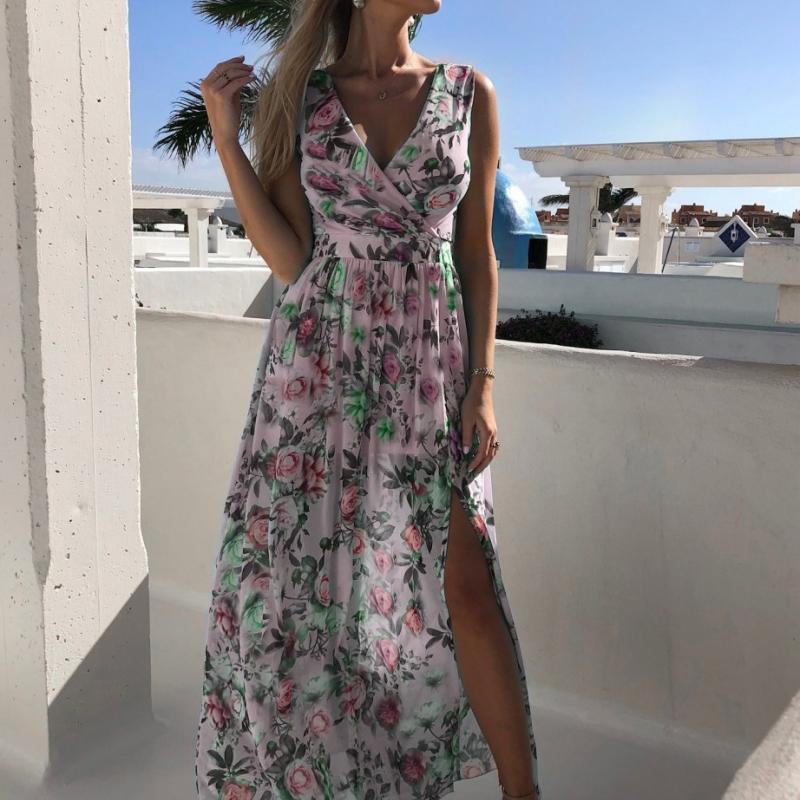 Весняно-літні європейські та американські шифонові сукні без рукавів із принтом Пляжні повсякденні сукні з довгими спідницями XXL
Весняно-літні європейські та американські шифонові сукні без рукавів із принтом Пляжні повсякденні сукні з довгими спідницями XXL