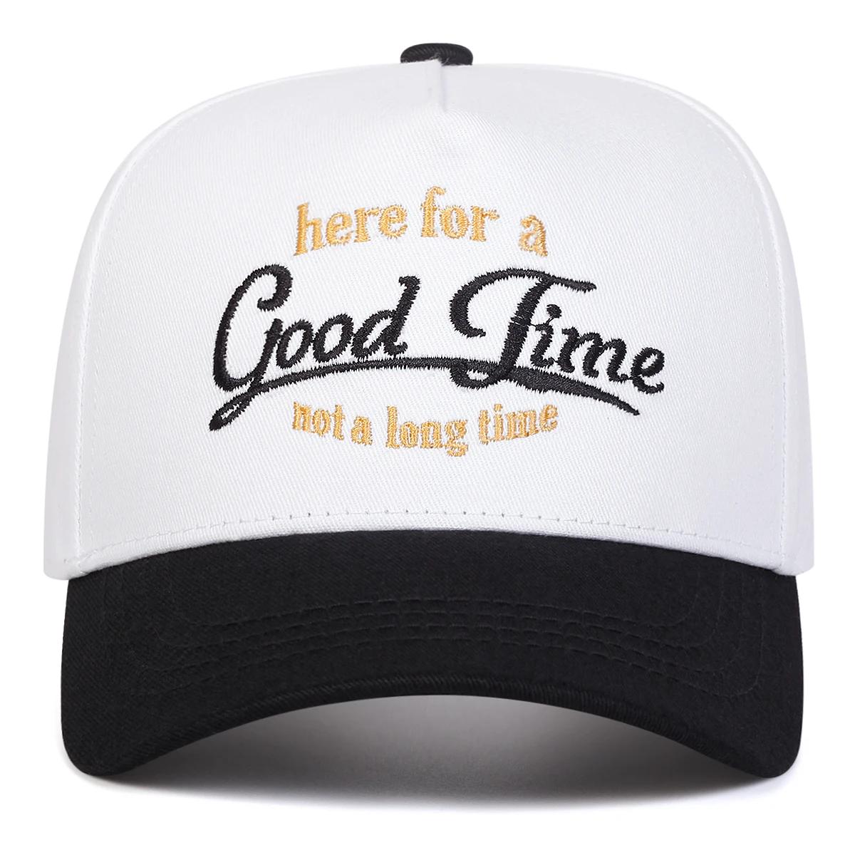 Unisex Good Time Letter Embroidery Baseball Caps Spring Autumn Outdoor Sunscreen Hat Adjustable Casual Trucker Hats
Unisex Good Time Letter Embroidery Baseball Caps Spring Autumn Outdoor Sunscreen Hat Adjustable Casual Trucker Hats