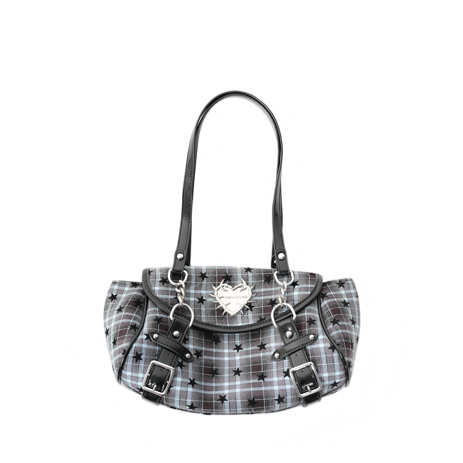 Gothic Style Underarm Bag With Buckle Design Retro Faux Leather Shoulder Bag For Women Y2k-inspired Handbag Large Capacity Purse 31x10x21cm
Gothic Style Underarm Bag With Buckle Design Retro Faux Leather Shoulder Bag For Women Y2k-inspired Handbag Large Capacity Purse 31x10x21cm