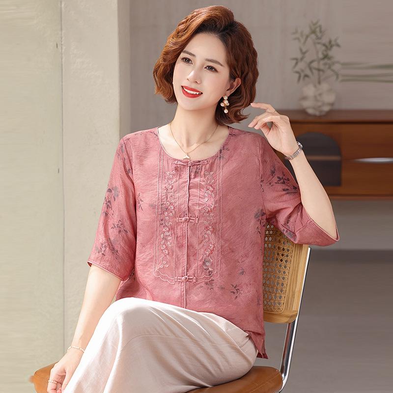 New Summer Mid-Sleeve Round Neck Top for Women - High-End Fashion 3XL (Recommended 60-67.5 kg) рожевий
New Summer Mid-Sleeve Round Neck Top for Women - High-End Fashion 3XL (Recommended 60-67.5 kg) рожевий