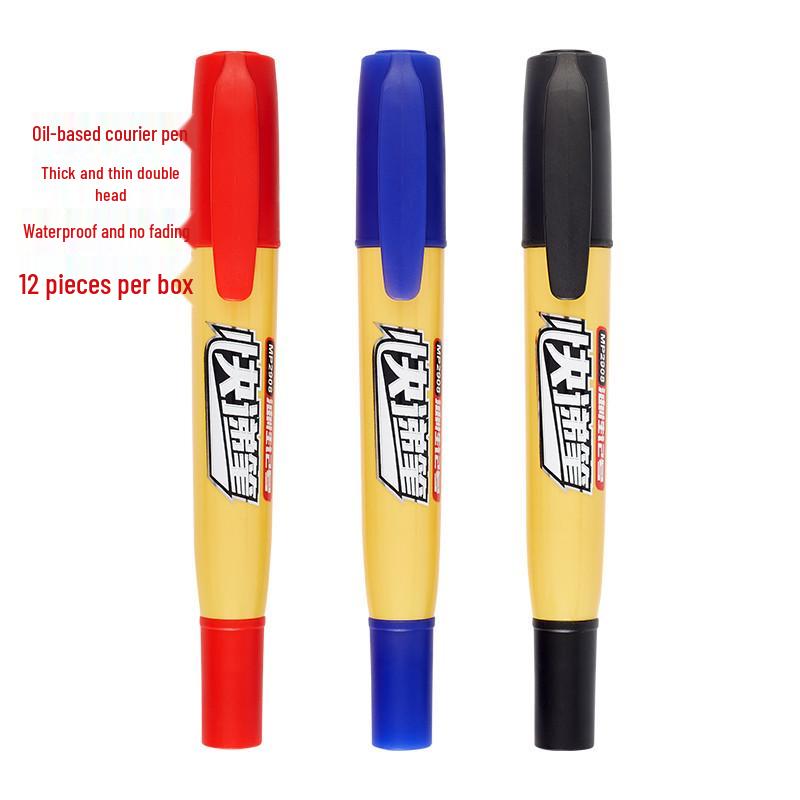Bao Ke MP2908 Double-Sided Oil-Based Marker Pen with Thick and Thin Tips чёрный
Bao Ke MP2908 Double-Sided Oil-Based Marker Pen with Thick and Thin Tips чёрный