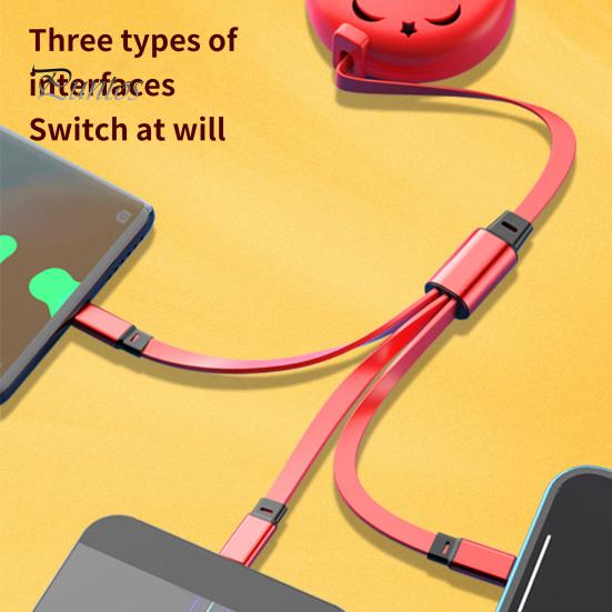 Зарядный кабель выдвижной быстрой зарядки 3-в-1 Micro USB Type-C 8Pin мобильный телефон зарядное устройство провод дата-шнур для офиса розовый
Зарядный кабель выдвижной быстрой зарядки 3-в-1 Micro USB Type-C 8Pin мобильный телефон зарядное устройство провод дата-шнур для офиса розовый