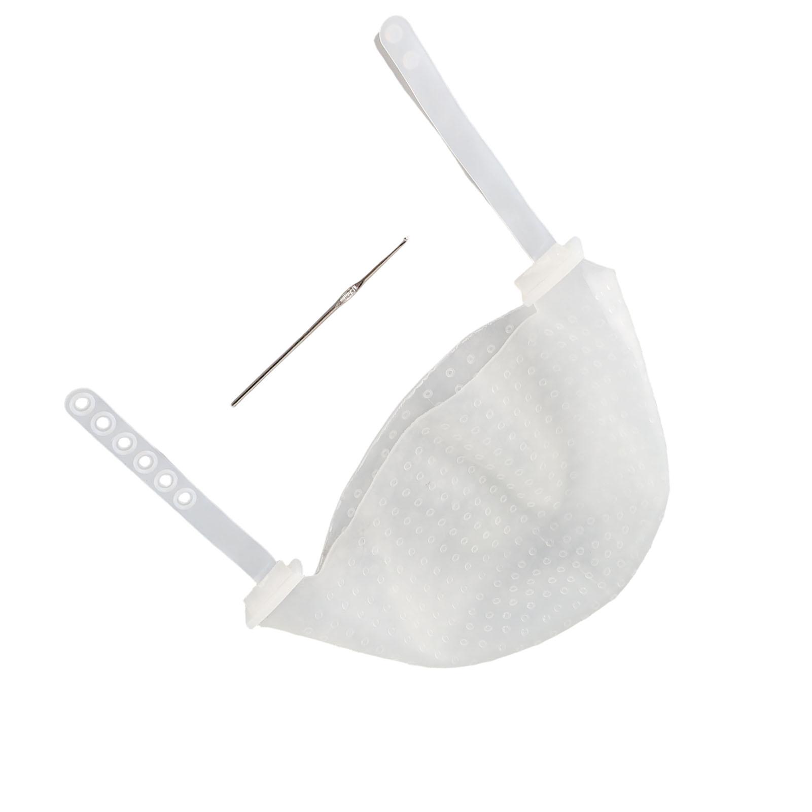 Hair Coloring Highlighting Hat Silicone Reusable DIY Hair Dyeing Hat Tool for Beauty Salon White білий
Hair Coloring Highlighting Hat Silicone Reusable DIY Hair Dyeing Hat Tool for Beauty Salon White білий