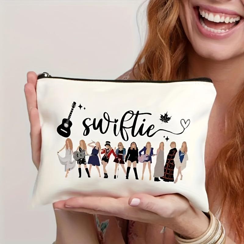 1pc Swiftie Chic Cosmetic Bag - Unique Pattern Design, Spacious Makeup Organizer, Secure Zipper Pouch 1
1pc Swiftie Chic Cosmetic Bag - Unique Pattern Design, Spacious Makeup Organizer, Secure Zipper Pouch 1