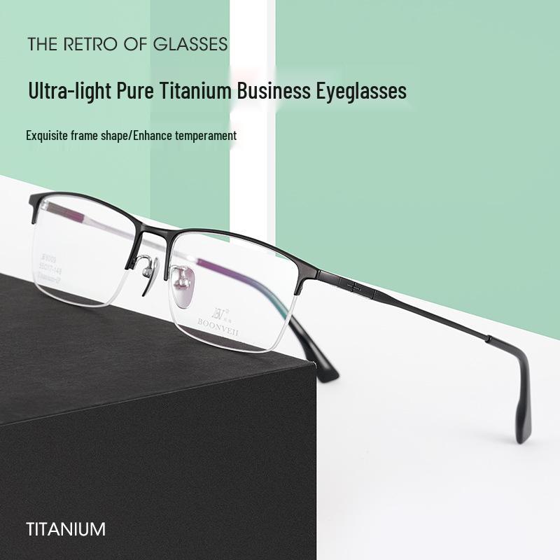 Bestfen BW6009B Men s Ultralight Titanium Semi-Rimless Eyeglass Frame for Prescription Lenses
Bestfen BW6009B Men s Ultralight Titanium Semi-Rimless Eyeglass Frame for Prescription Lenses