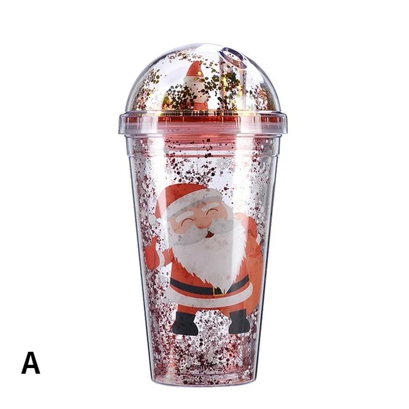 450ML Santa Claus Double Wall Cup Portable Cute Cartoon Flashing Water Bottle Straw Milk Cup Christmas Decor Drinking Mug
450ML Santa Claus Double Wall Cup Portable Cute Cartoon Flashing Water Bottle Straw Milk Cup Christmas Decor Drinking Mug