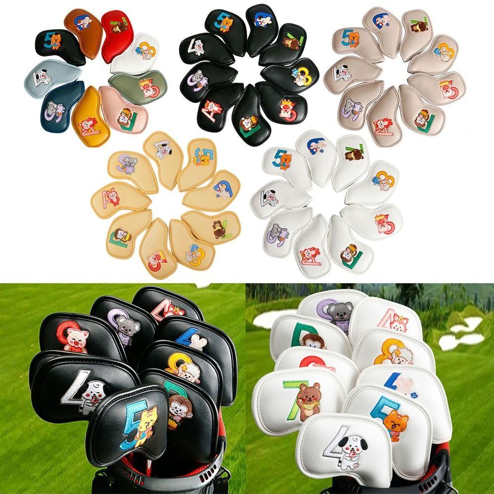 9Pcs Cartoon Golf Club Head Covers Double Sided Golf Rod Sleeve New Golf Headcover Golf Club Head
9Pcs Cartoon Golf Club Head Covers Double Sided Golf Rod Sleeve New Golf Headcover Golf Club Head