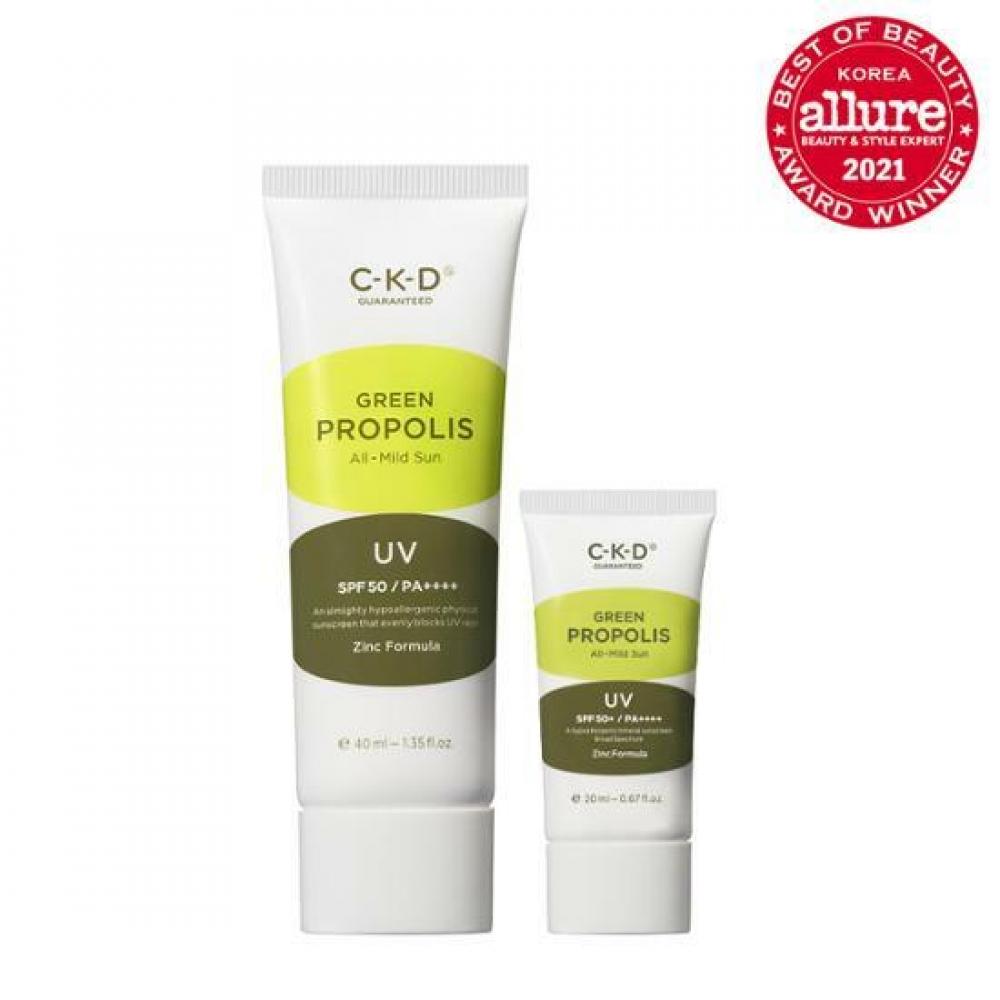 CKD Exclusive Planning CKD Green Propolis All Mild Sun Cream 40 мл + 20 мл дополнительный подарок
CKD Exclusive Planning CKD Green Propolis All Mild Sun Cream 40 мл + 20 мл дополнительный подарок