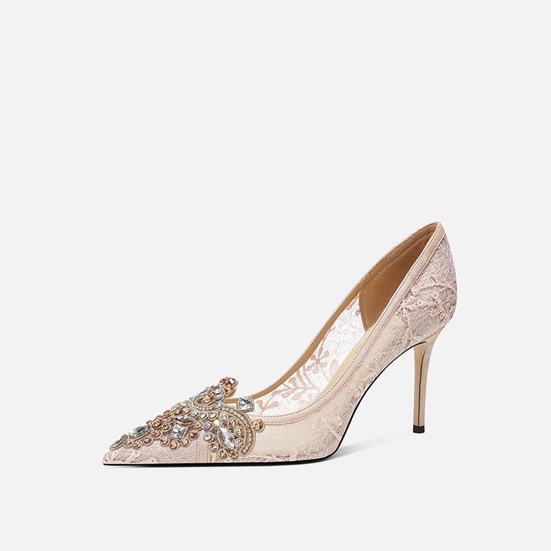 - Chinese wedding shoes Hexiu wedding dress two wear banquet crystal high heels rhinestone bridal mesh single shoes sheepskin 34
- Chinese wedding shoes Hexiu wedding dress two wear banquet crystal high heels rhinestone bridal mesh single shoes sheepskin 34