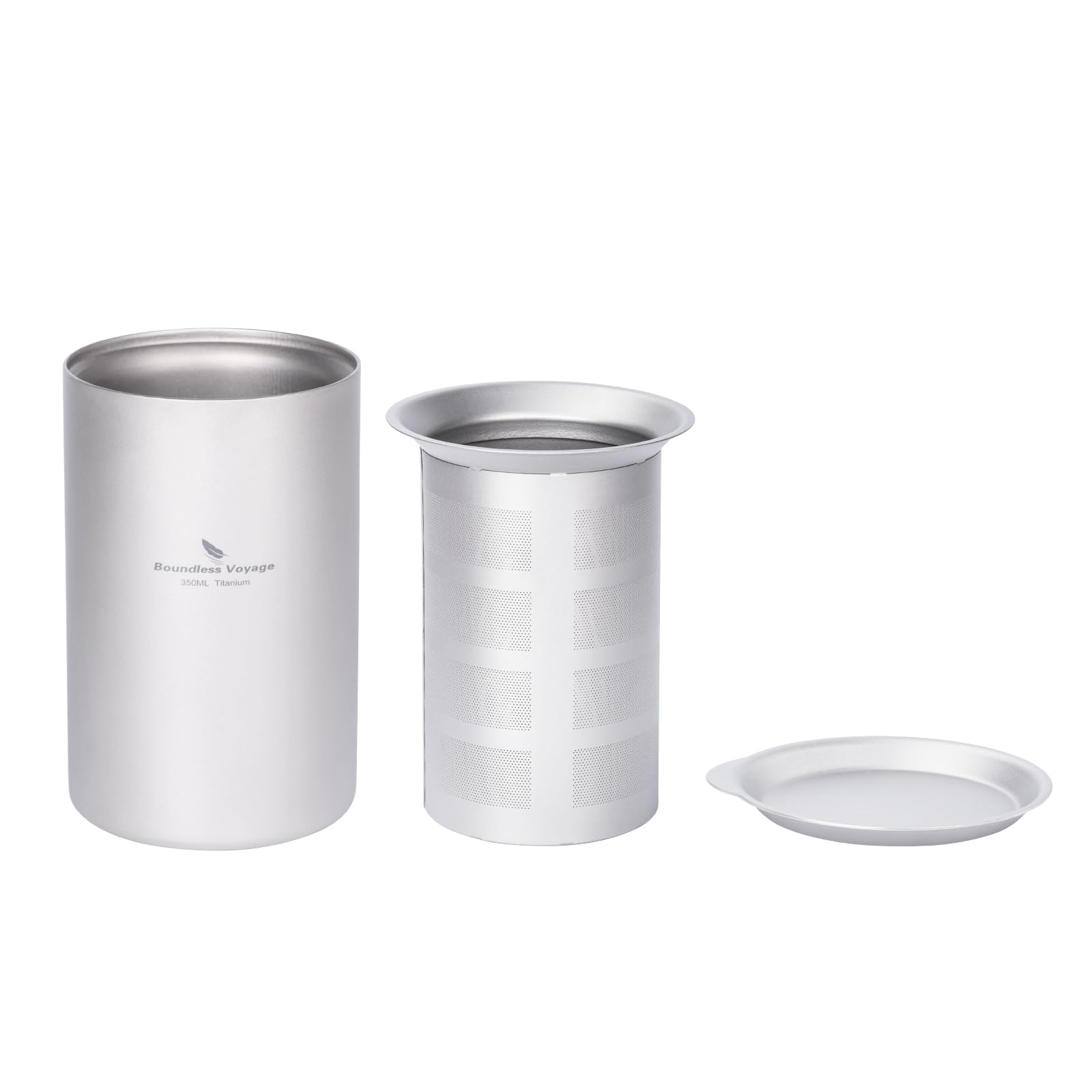 Boundless Voyage Titanium с двойными стенками и ультра-холодным двойными стенками для кемпинга на открытом воздухе поставляется с сетчатой удобной для переноски кружкой, чашкой, фильтром, крышкой,
Boundless Voyage Titanium с двойными стенками и ультра-холодным двойными стенками для кемпинга на открытом воздухе поставляется с сетчатой удобной для переноски кружкой, чашкой, фильтром, крышкой,