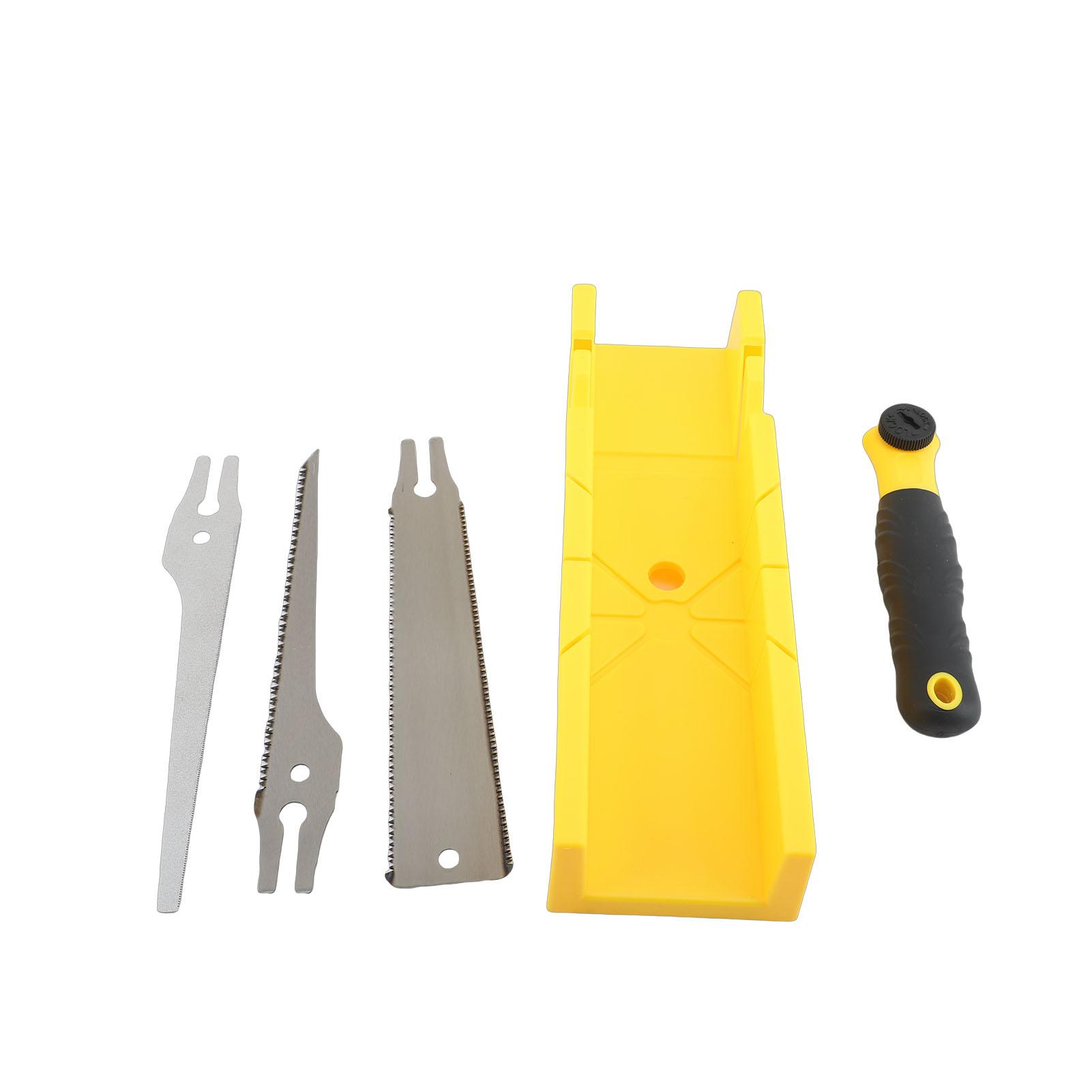 45 degrees , 90 degrees , 135 degrees Angle Cutting Box Set Miter Cutting Box with 3 Hand Saws for Hardwood, MDF, PVC, Cork
45 degrees , 90 degrees , 135 degrees Angle Cutting Box Set Miter Cutting Box with 3 Hand Saws for Hardwood, MDF, PVC, Cork