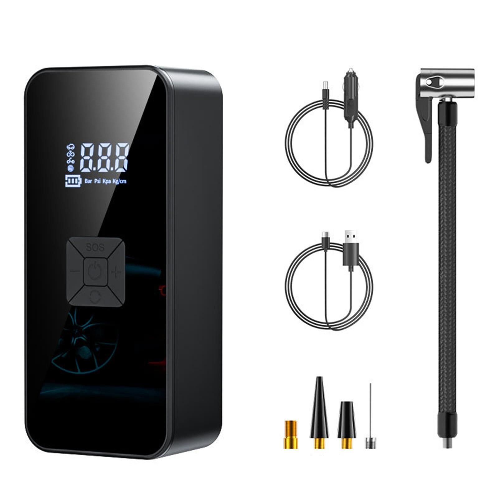 Tire Inflator Portable Compressor 150 PSI 38L/Min & 2X Faster Cordless Easy Auto Shut-Off For Car Bike Motorcycle Ball One Size
Tire Inflator Portable Compressor 150 PSI 38L/Min & 2X Faster Cordless Easy Auto Shut-Off For Car Bike Motorcycle Ball One Size