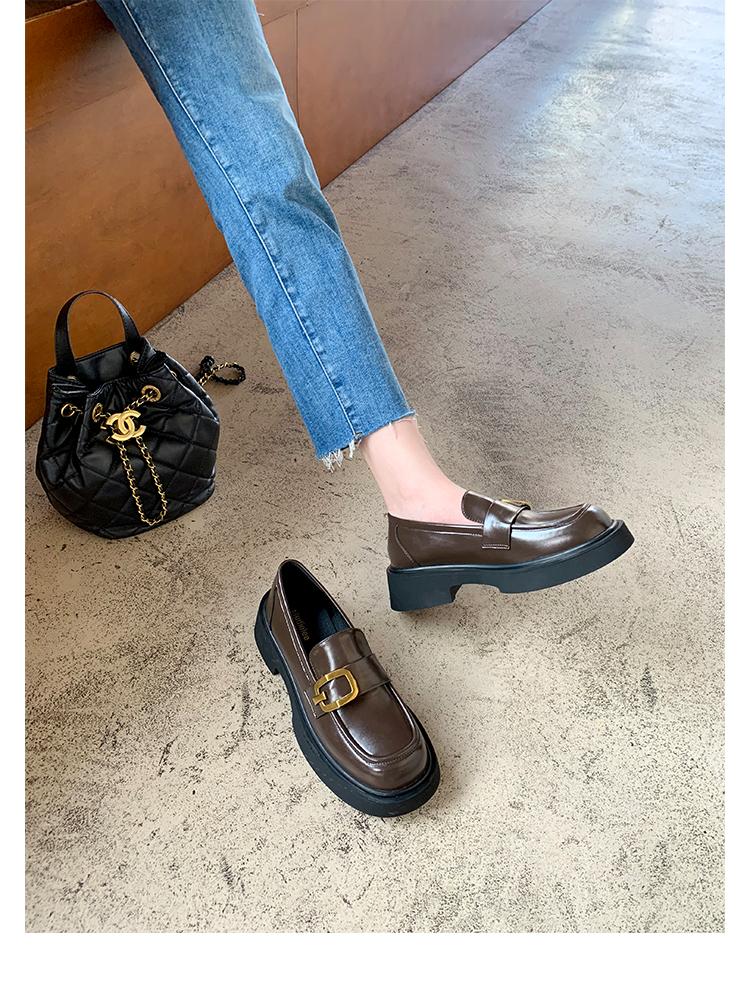 Версия из коровьей кожи~ Мать винограда те же британские маленькие кожаные туфли женские с пряжкой на толстой подошве на толстом каблуке увеличивающие рост с круглым носком ленивые лоферы 40
Версия из коровьей кожи~ Мать винограда те же британские маленькие кожаные туфли женские с пряжкой на толстой подошве на толстом каблуке увеличивающие рост с круглым носком ленивые лоферы 40