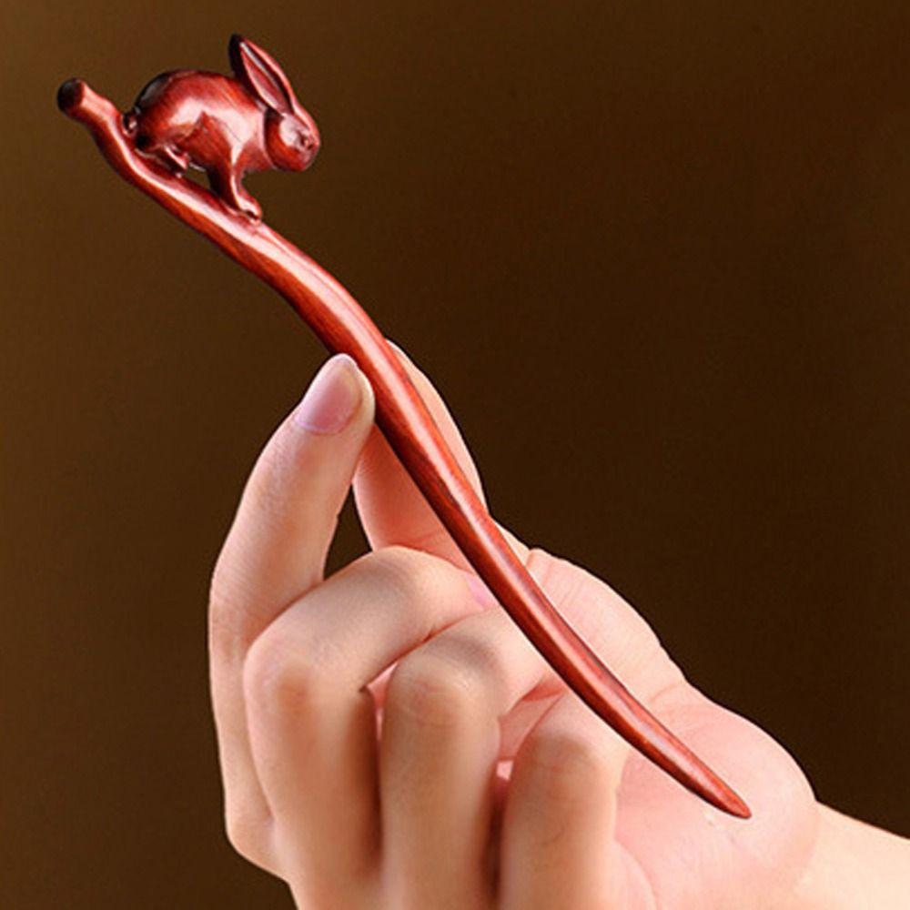 Animals U-Shape Korean Hair Clips Women Hanfu Hairpins Wooden Chinese Hair Fork Rabbit Hair Sticks B
Animals U-Shape Korean Hair Clips Women Hanfu Hairpins Wooden Chinese Hair Fork Rabbit Hair Sticks B