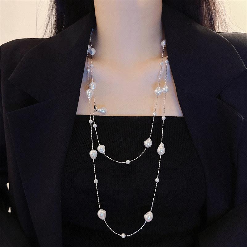 NK-239 Baroque 140cm Handmade Pearl Long Necklace Multi-Layer Women s Sweater Chain Jewelry
NK-239 Baroque 140cm Handmade Pearl Long Necklace Multi-Layer Women s Sweater Chain Jewelry