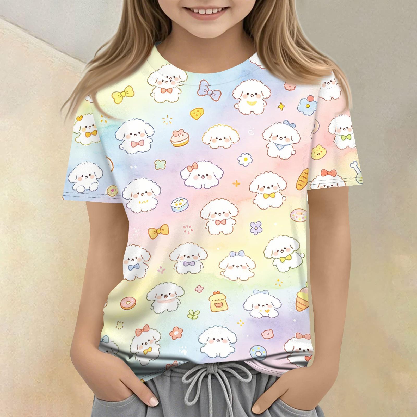Kids Animal Print Casual Loose Fit Short Sleeve T Shirt Round Neck Comfortable Soft Fabric Top for Everyday Wear 110
Kids Animal Print Casual Loose Fit Short Sleeve T Shirt Round Neck Comfortable Soft Fabric Top for Everyday Wear 110