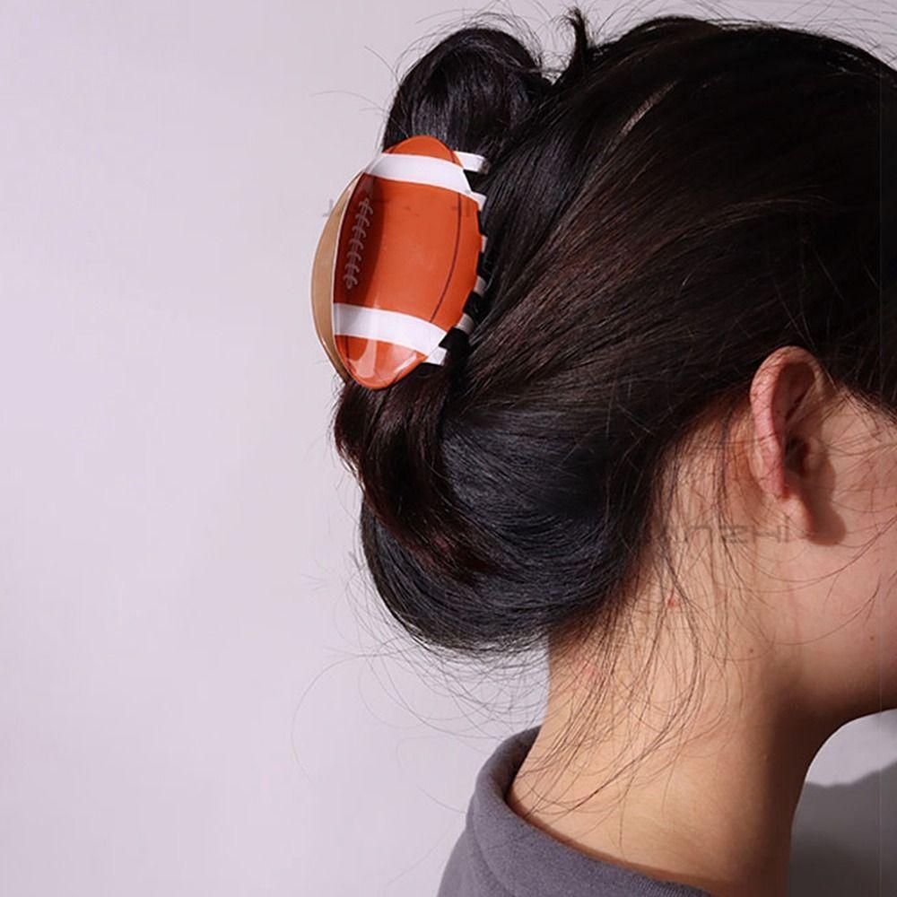 Acrylic Basketball Football Hair Claw Headwear Shark Clip Sport Softball Hair Clip Travel
Acrylic Basketball Football Hair Claw Headwear Shark Clip Sport Softball Hair Clip Travel