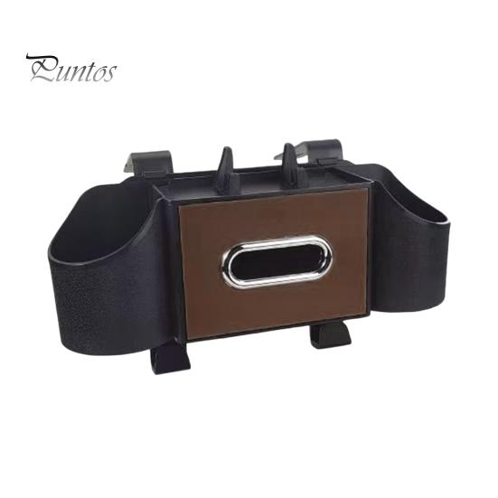 Многофункциональный ящик для хранения на спинке сиденья автомобиля, органайзер для салфеток в машину, очень большое пространство для хранения, органайзер на заднем сиденье для семьи и путешественников 1pc коричневый