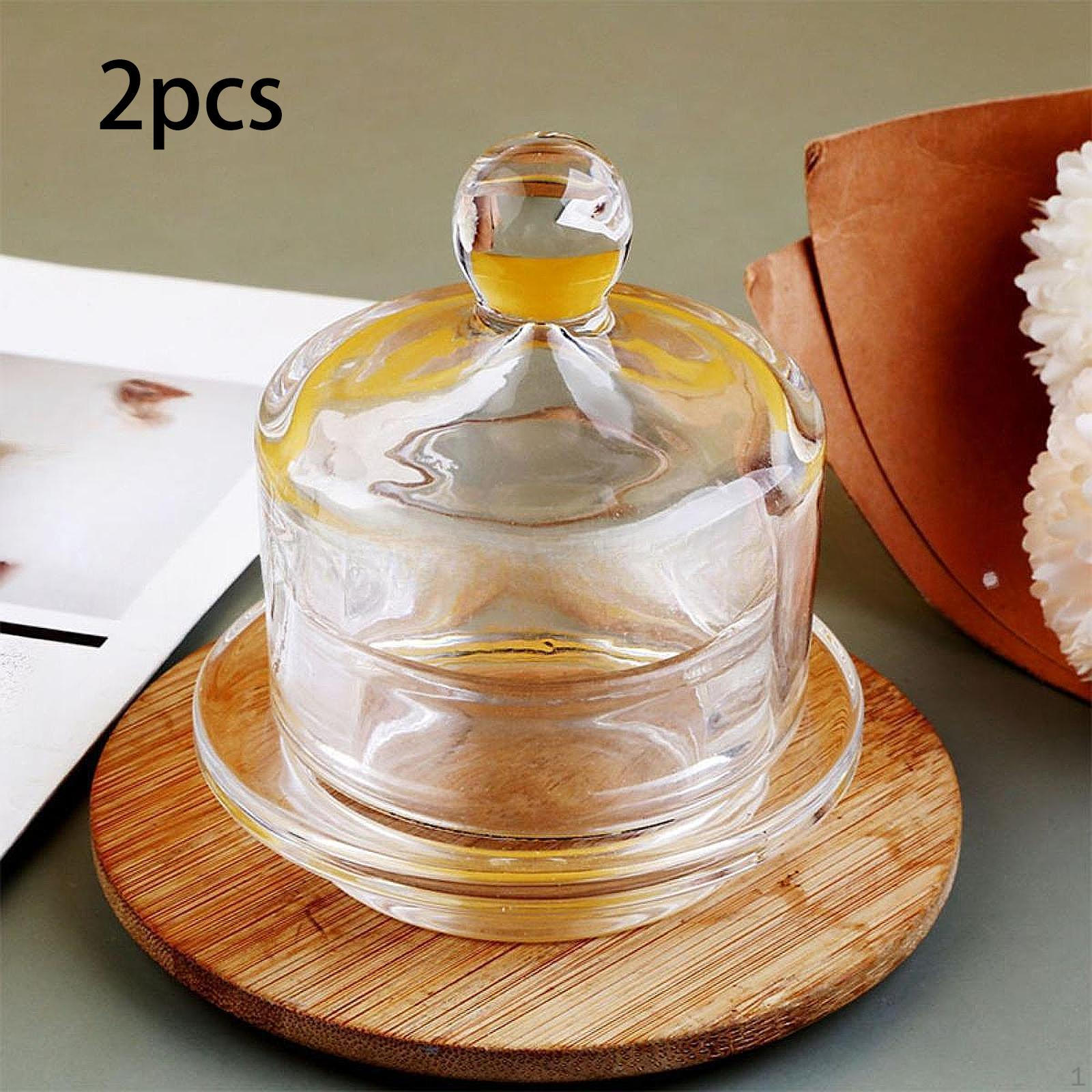 2x Glass Butter Dishes with Lid Storage Container Clear, Kitchen Addition, Keeper Holder Tray
2x Glass Butter Dishes with Lid Storage Container Clear, Kitchen Addition, Keeper Holder Tray