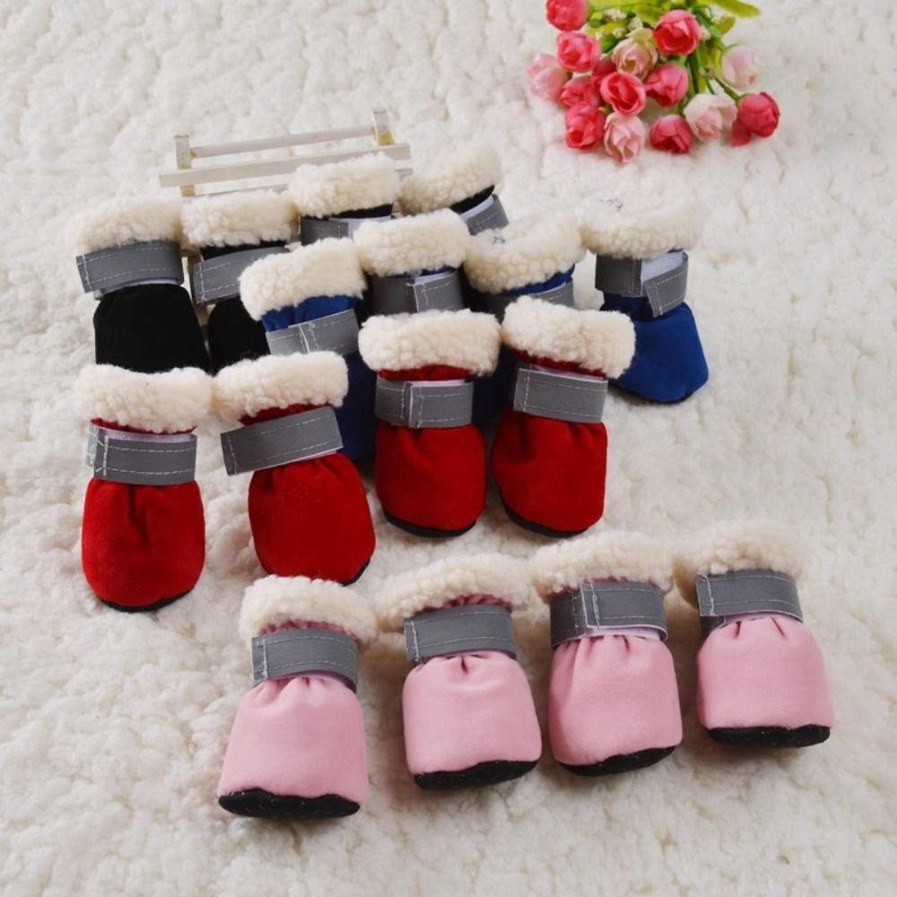 4Pcs Non-slip Pet Dog Shoes Thick Pet Foot Cover Durable Snow Boots Dog M рожевий
4Pcs Non-slip Pet Dog Shoes Thick Pet Foot Cover Durable Snow Boots Dog M рожевий